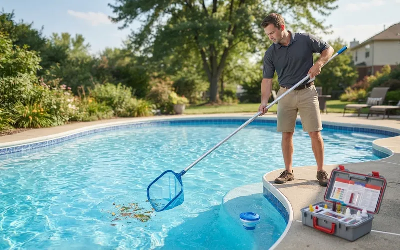 Pool Cleaning & Service website example